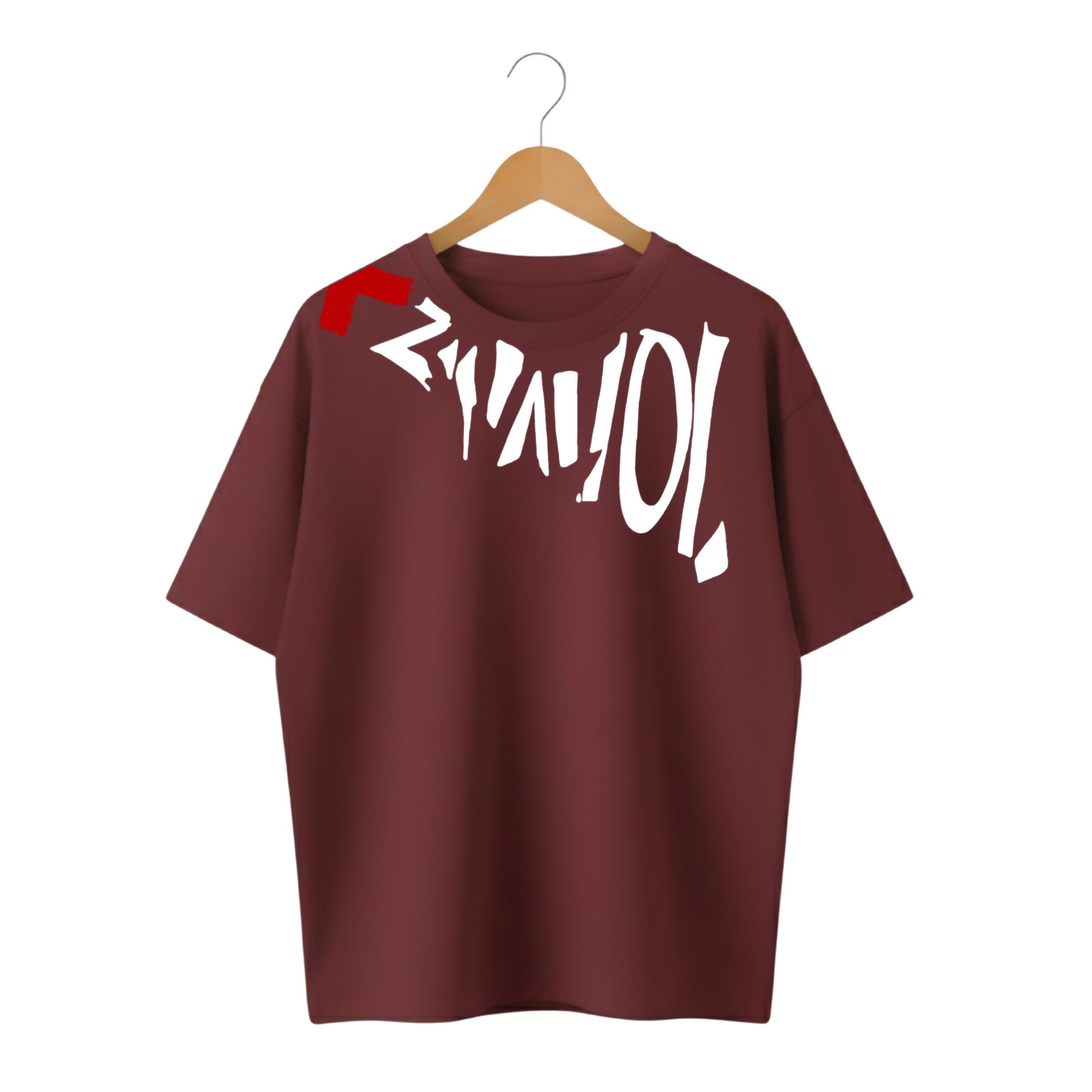ZYAVOLX Printed Drop shoulder T-shirt