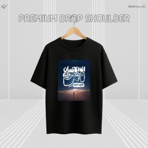 Z’YAVOLX Premium Midnight Solitud Drop Shoulder T-Shirt