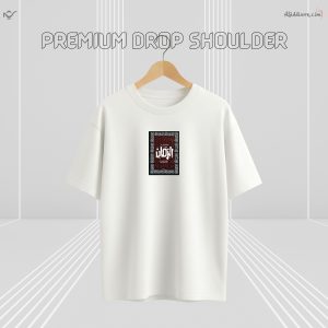 Z’YAVOLX Premium Crimson Faith Drop Shoulder T-Shirt